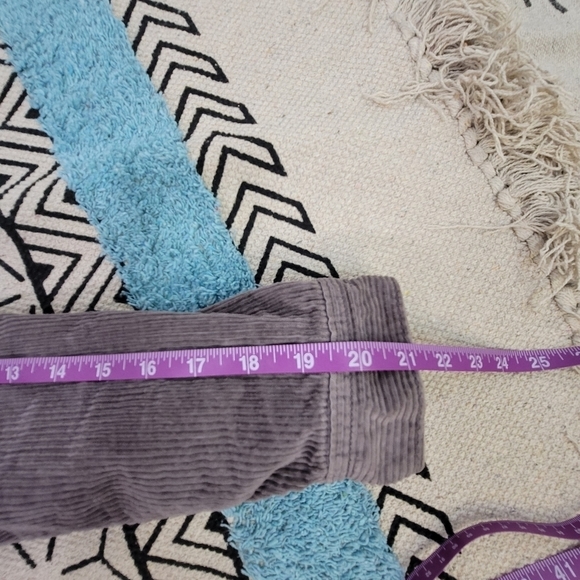 AE GRAY CORDUROY SHERPA LINED BUTTON UP JACKET, SZ XS - Picture 11 of 12